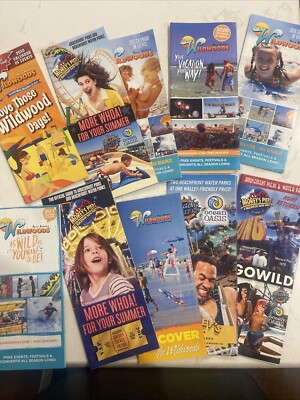 WILDWOOD New Jersey Lot Of 10 MOREYS PIERS 2010s Brochures Maps Events Guide
