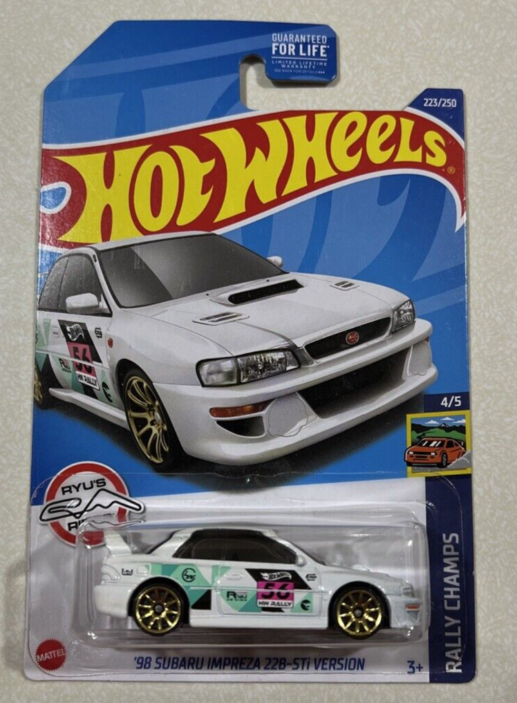 2021 Hot Wheels Treasure Hunt 1998 Subaru Impreza 22B-STi Version