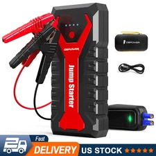 DBPOWER 3000A Portable Car Jump Starter 12VBattery Booster Jumper Box Power bank