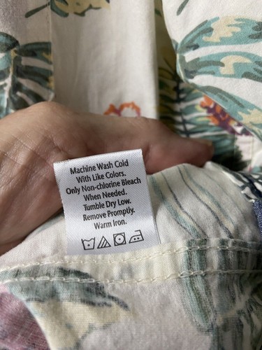 Ron Jon Surf Shop Shirt Youth Size XL Hawaiian Print Short Sleeved Button Front - Picture 3 of 5