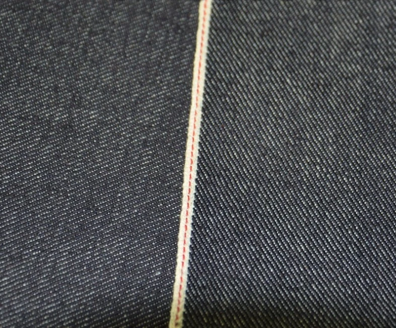 14,5 унций левой руки саржи Selvedge джинсовой ткани Selvage Slub джинсовой ткани - Изображение 3 из 4
