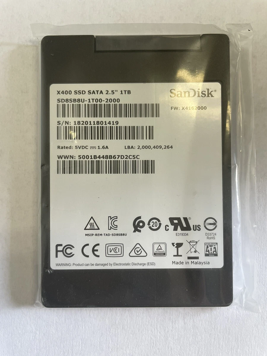 Sandisk x400 1tb sale