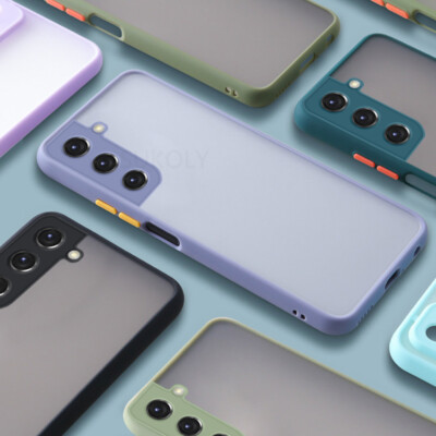 For Samsung Galaxy S23 S22 S21 Plus Note 20 Ultra Matte Clear Soft Case Cover
