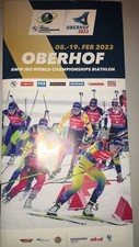 2023 Mistrzostwa świata w biathlonie Oberhof ulotka