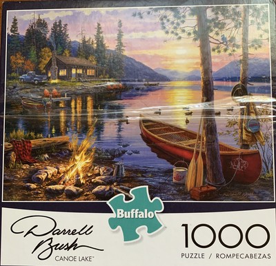buffalo games darrell bush canoe lake 1000 piece jigsaw puzzle