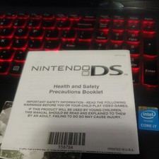 Nintendo DS Generic Manual Health Safety Precautions Booklet Buy 5 Get 5 Free