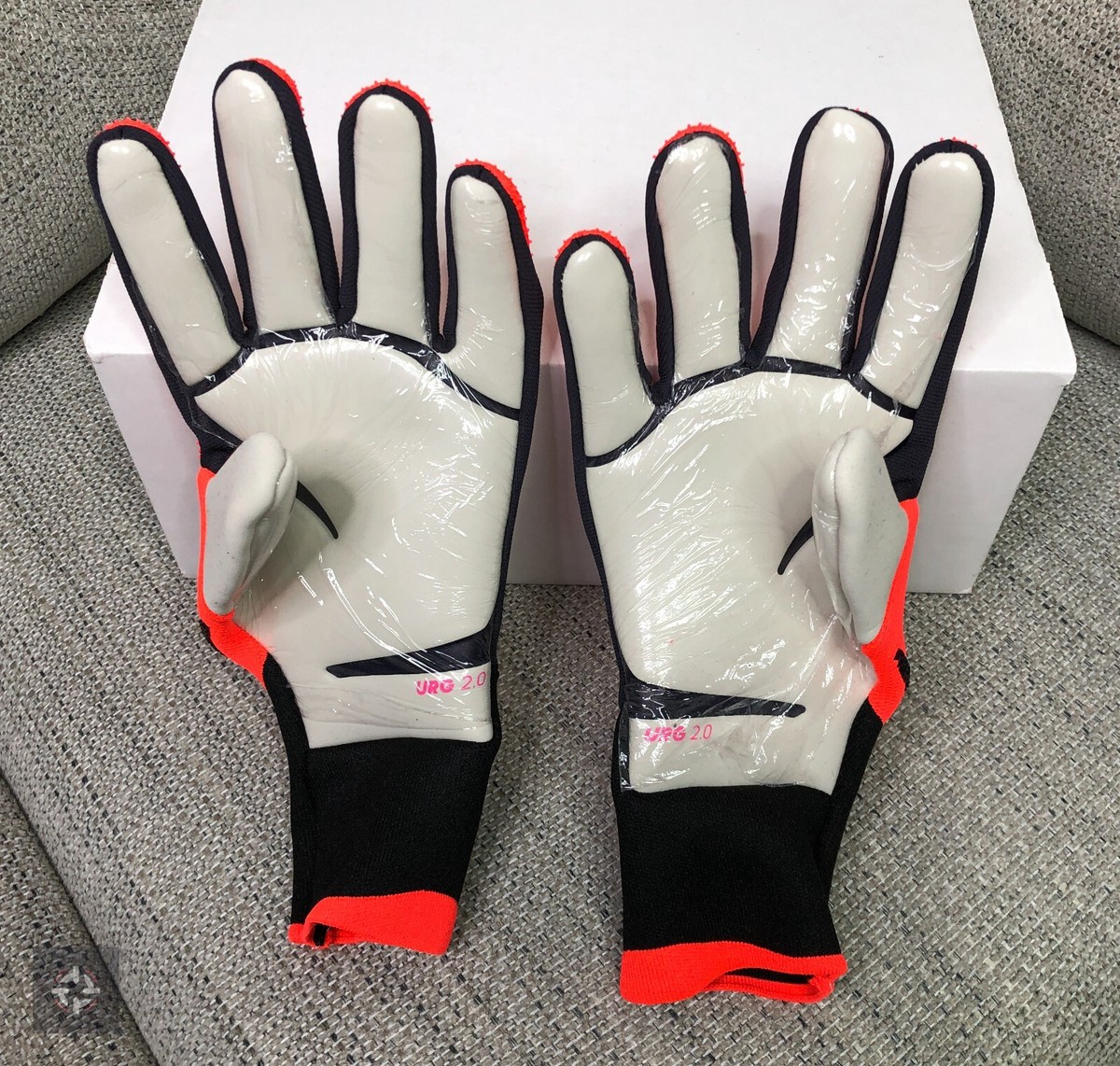 Adidas Predator GL Pro Orange Soccer Goalkeeper Gloves Men's Size