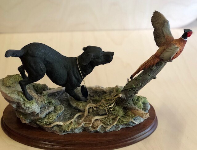 border fine arts black labrador