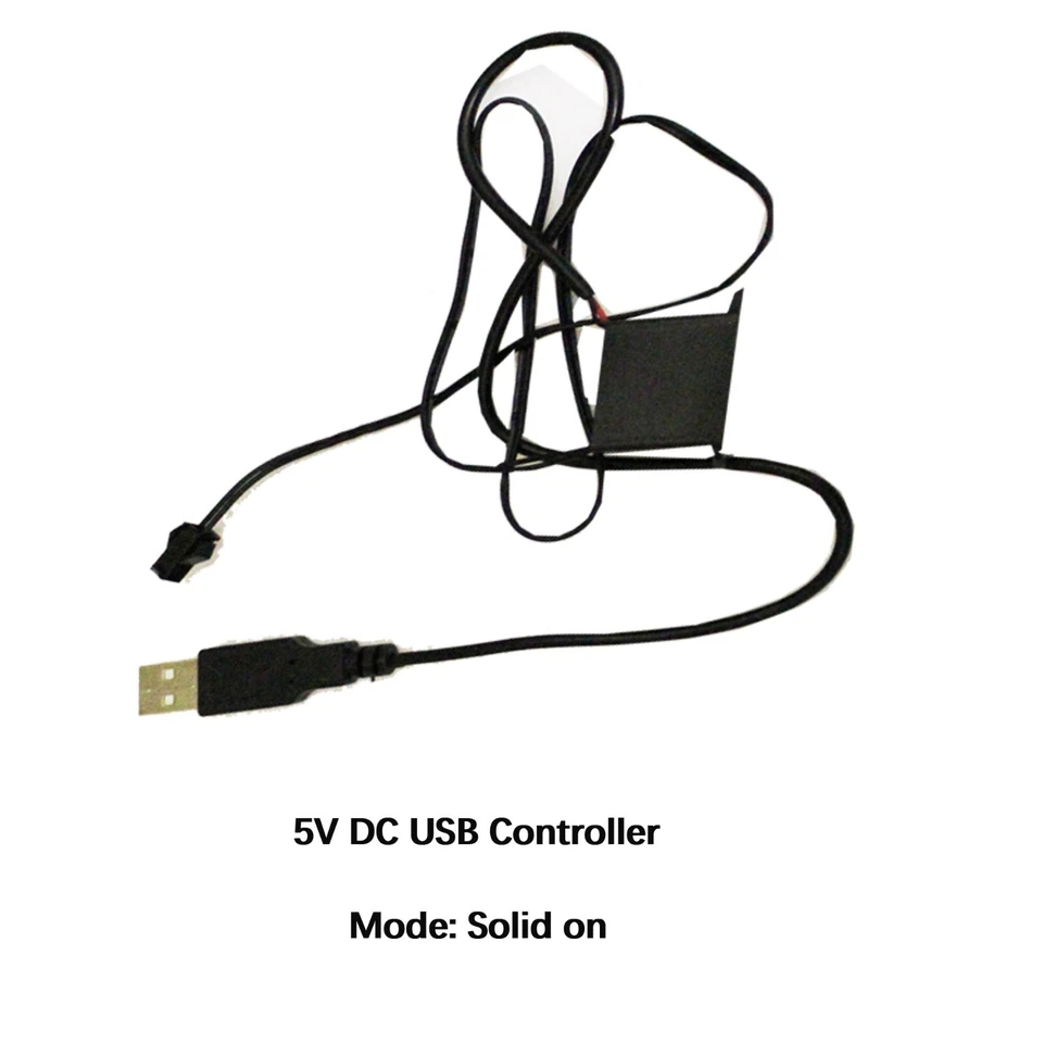 Neon LED Light Glow EL Wire String Rope Tube Car Dance Party [3.2 mm 5 mm Thick] - Image 4 of 4