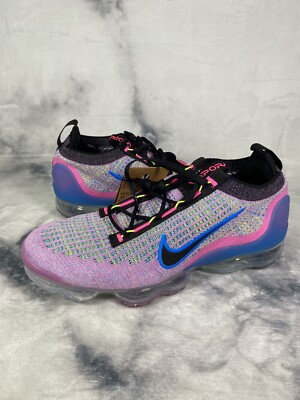 Nike Air Vapormax 2021 Flyknit Pink Blue DX3369-600 Women Size
