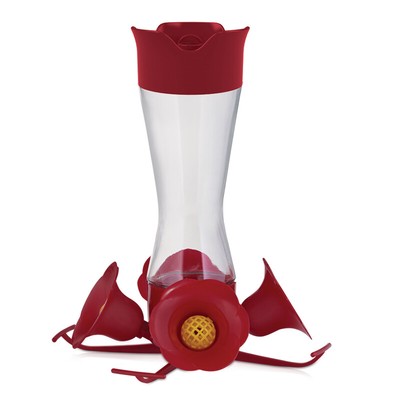 Perky-Pet Hummingbird 8 oz  Pinch-Waist Nectar Feeder 4 ports (2-Pack)