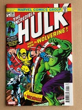 Incredible Hulk 181 facsimile reprint edition. 1st full app of Wolverine [6.0]