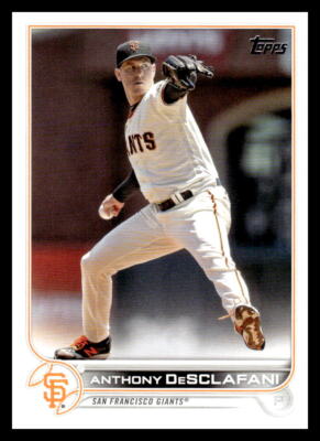 2022 Topps  Anthony DeSclafani #137 San Francisco Giants Baseball Card