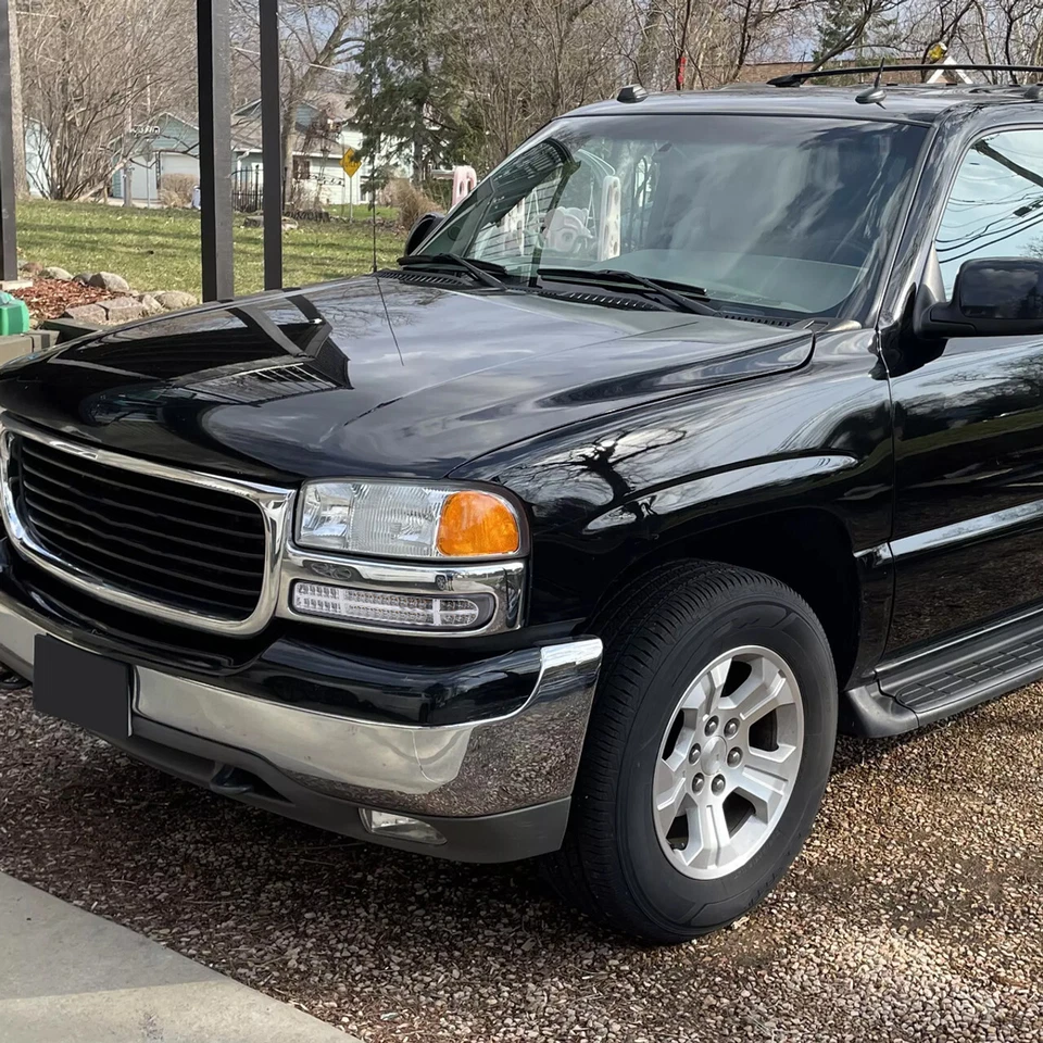 Camioneta GMC Sierra 99-06 camioneta SUV carcasa cromada LED señal de giro secuencial DRL Foto 4 de 4