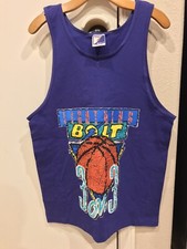 NEW 90’s Lightning Bolt Fresh Prince 3 on 3 Tourney Tank Medium Made In USA