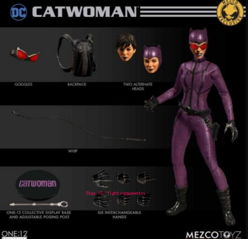 その他 Mezco Toys One:12 Collective: DC Catwoman Action Figure z2zed1b Amazon.com: Mezco Toys One: 12 Collective: DC Catwoman