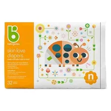 Babyganics Ultra Absorbent Baby Diapers, Newborn, 32 Count