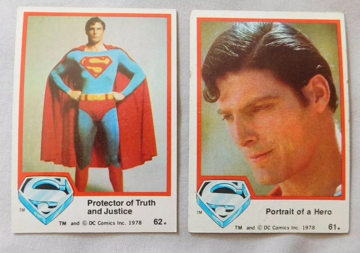 1978 Superman #1-77 Trading Card Dc Comics Pick one