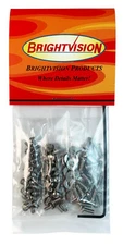 100 ASSORTED 2-56 Hex-Drive Button-Head Screws 1/8", 3/16", 1/4" and 30 WASHERS