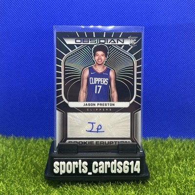 2021-22 Panini Obsidian - Rookie Eruption Signatures Jason Preston #RES-JPS /149