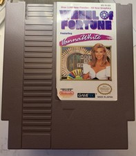 Wheel of Fortune Vanna White Nes (Nintendo Entertainment System, 1988)(TESTED)
