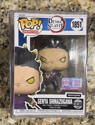 Funko Pop! Demon Slayer Genya Shinazugawa #1851 Metallic LE 1200 Demon Form