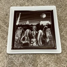 Abraham Lincoln 5.75x5.75’ Square Carnival Appetizer Plate