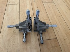 A pair of Newport 461 XYZ  Stage with 13mm Range Micrometers