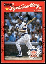 Ryne Sandberg 1990 Donruss #692 Chicago Cubs FREE SHIPPING AutographDen