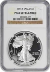 1994-P $1 American Silver Eagle PF69UCAM NGC