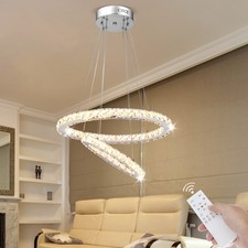 Modern LED Chandelier Ceiling Light Fixture Hallway Living Room Crystal Lighting