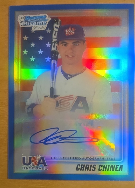 2010 Bowman Draft Picks & Prospects - USA Team Autograph Chris Chinea #USAA-7...