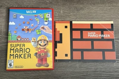 Super Mario Maker Bundle (Nintendo Wii U) CIB + Idea Booklet No Slipcover