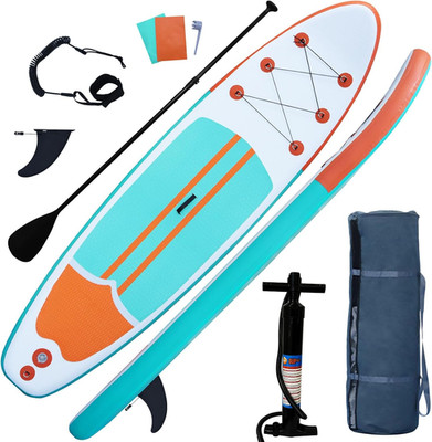 Inflatable Stand up Paddle Board with SUP Accessories, Anti-Slip EVA Deck, 10 4 