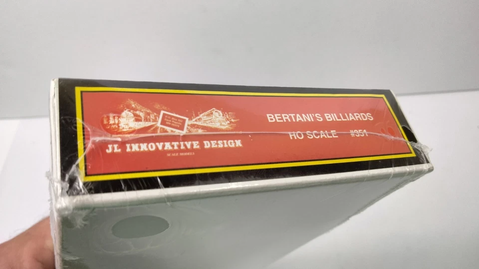 JL Innovative Design HO Building Kit 351 Bertani's Billiards Wood Kit - Image 4 of 4