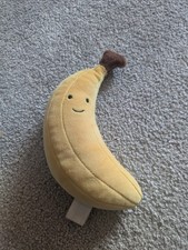 Jellycat Fabulous Fruit Banana New Without Tags Smoke Pet Free Home Retired