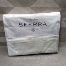 SFERRA FIONA 3200 DUVET COVER WHITE 115X93'' NEW OTHER