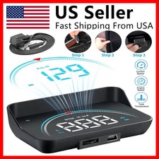 Head Up Display Gauge Obd2 Car Hud Speedometer Mph Kmh Rpm Warning Alarm Meter Head Up Display Gauge Obd2 Car Hud Speedometer Mph Kmh Rpm Warning Alarm Meter