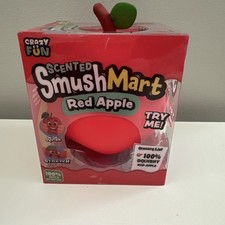 Crazy Fun Smush Mart Red Apple Squishy Toy Viral Scented New Sealed Squeezy