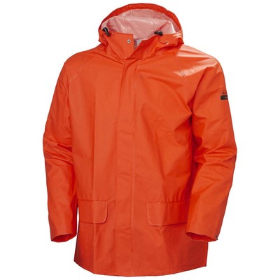 HELLY HANSEN 70129_290-4XL Rain Jacket,PVC/Polyester,Orange,4XL 21XY48