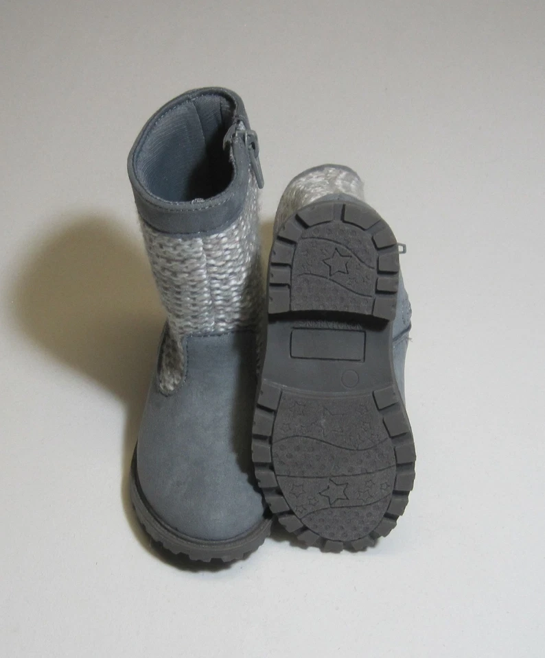 Botas suéter grises para niñas pequeñas, nuevas con etiquetas, Cherokee Foto 2 de 4