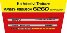 KIT ADESIVI DECALCOMANIA TRATTORE MASSEY FERGUSON 6260 POWER CONTROL
