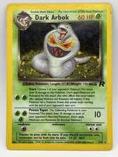Pokémon TCG Team Rocket Dark Arbok 2/82 Holo Rare Vintage Card