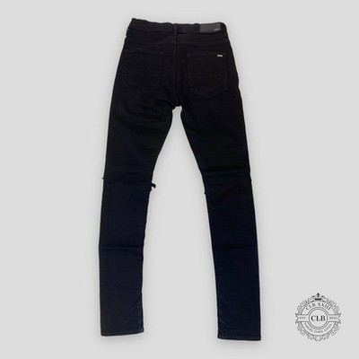 AMIRI MX1 BLACK BANDANA PATCH JEANS - BLACK | eBay