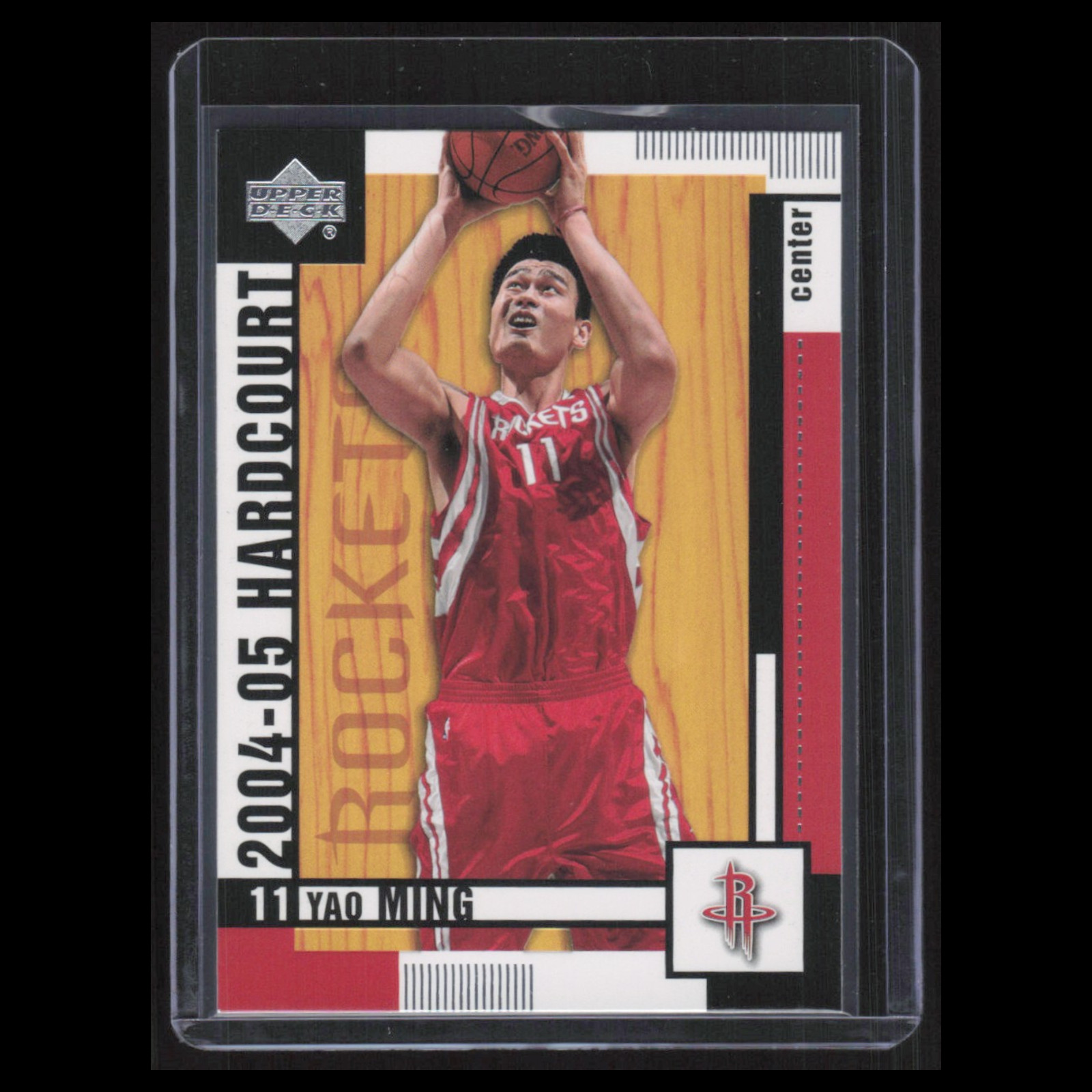 Yao Ming #30 2004 Upper Deck Hardcourt Houston Rockets Basketball Card NBA NM