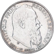 #1167767 Deutsch Staaten, BAVARIA, Otto, 2 Mark, 1911, Munich, Silber, VZ, KM: