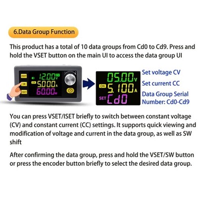 Step Down Module Direct Current Adjust Bucking Converters Voltages Regulator