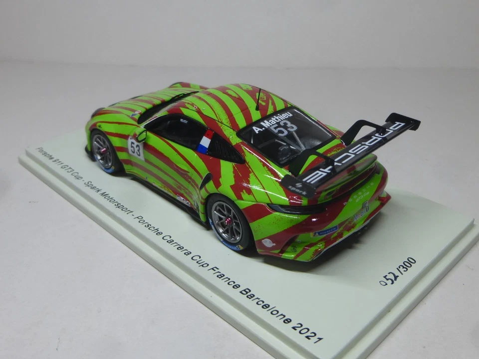 Porsche 911 GT3 Cup Porsche Carrera Cup 2021 Spark 1/43 Scale - Image 3 of 4