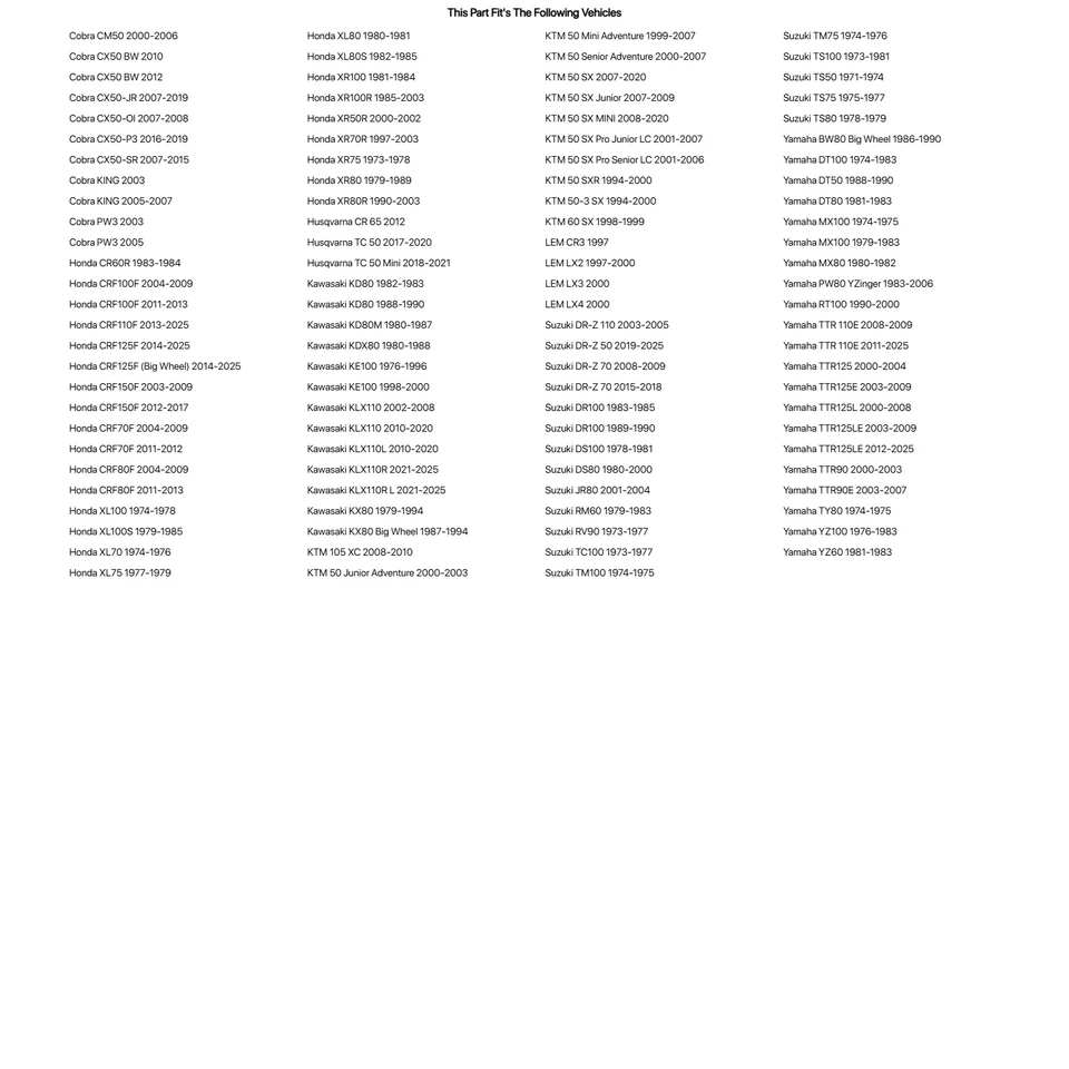 Manillar Mika Metals 7/8" sin almohadilla de barra Pit Bike alto negro para Honda CR60R Foto 2 de 2