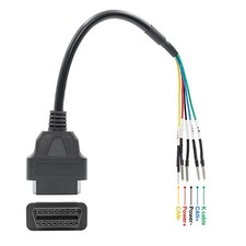 16-pin Obd Obd2 Female K Can Line Jumper Tester Connector Car Diagnostic Cable J 16-pin Obd Obd2 Female K Can Line Jumper Tester Connector Car Diagnostic Cable J